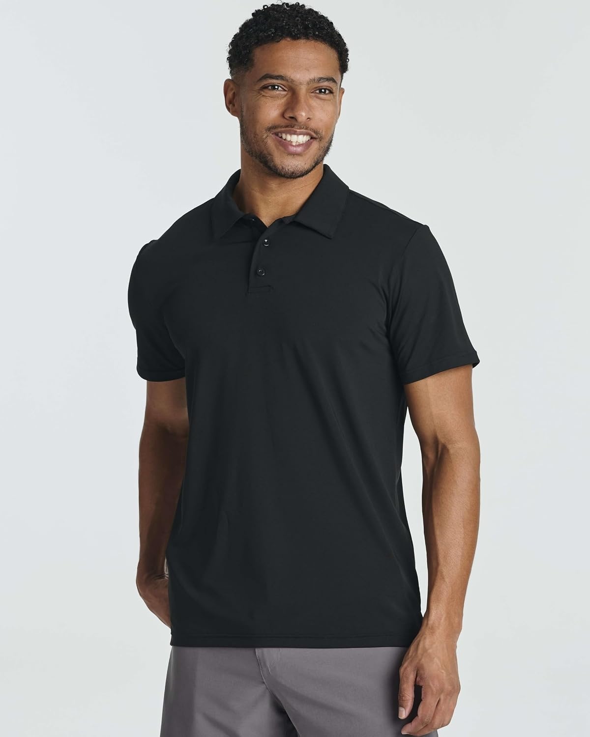 image:image3 Pack Mens Dry Fit Polo Shirts Short Sleeve Collared Golf Work AthleticSet 2