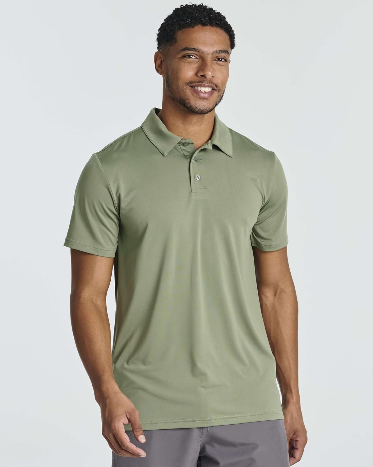 image:image3 Pack Mens Dry Fit Polo Shirts Short Sleeve Collared Golf Work AthleticSet 5
