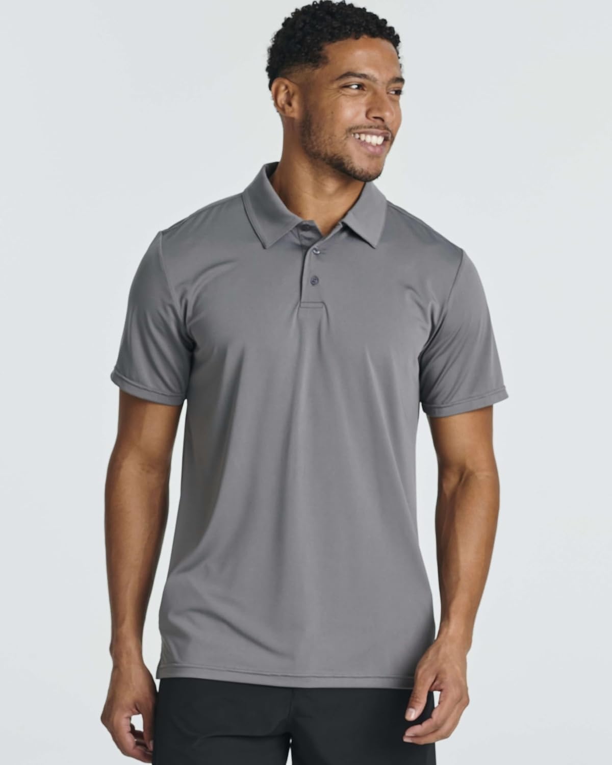 image:image3 Pack Mens Dry Fit Polo Shirts Short Sleeve Collared Golf Work AthleticSet 6
