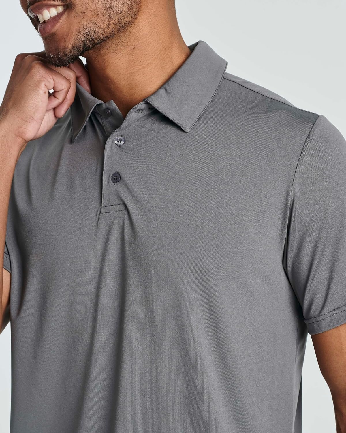 image:image3 Pack Mens Dry Fit Polo Shirts Short Sleeve Collared Golf Work AthleticSet 6