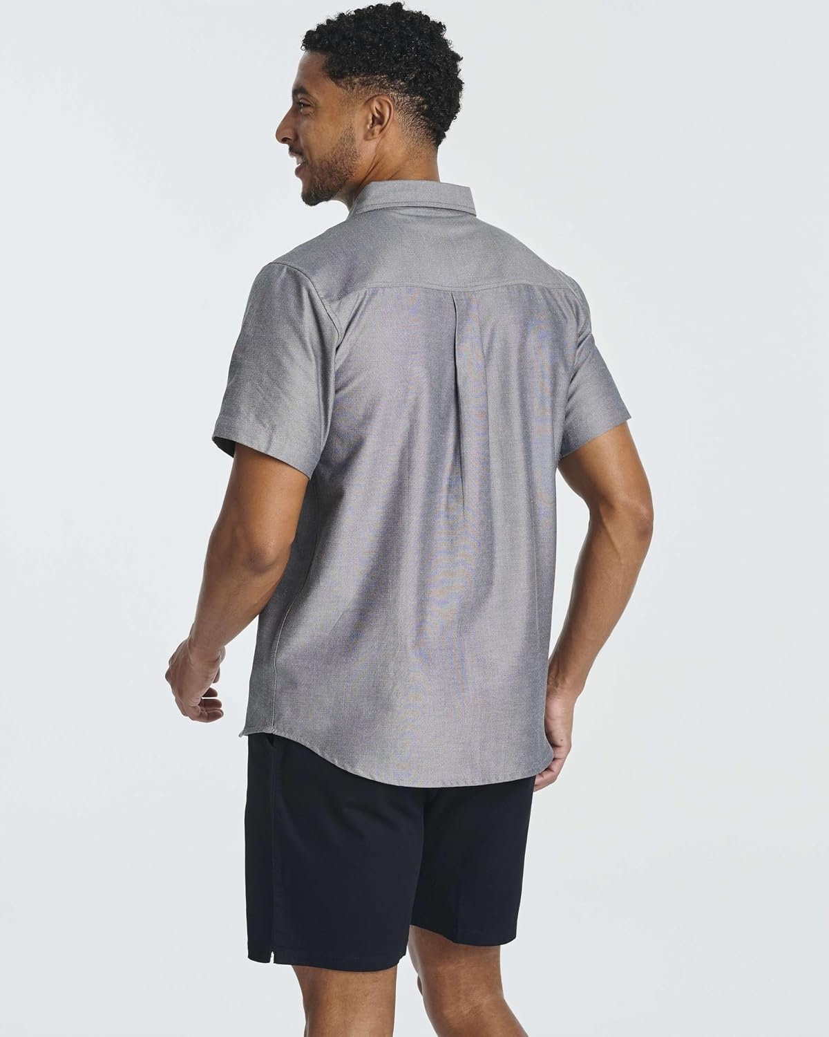 image:image3 Pack Mens Oxford Button Down Shirts Short Sleeve Dress Casual Big TallSet 5