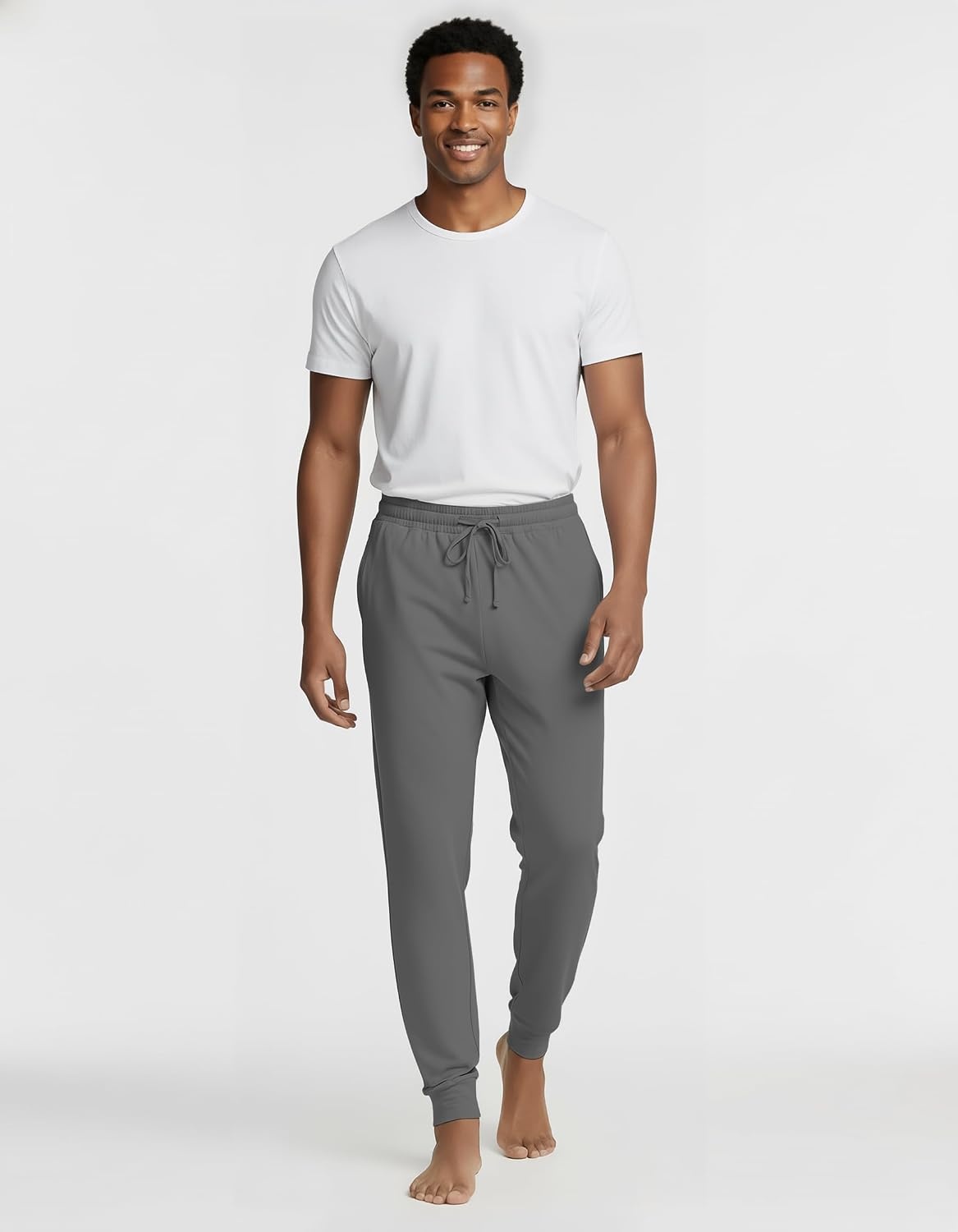image:image3 Pack Mens Pajama Pants Joggers Lounge Sweatpants Sleep Bottoms Cuffed PJSet 10