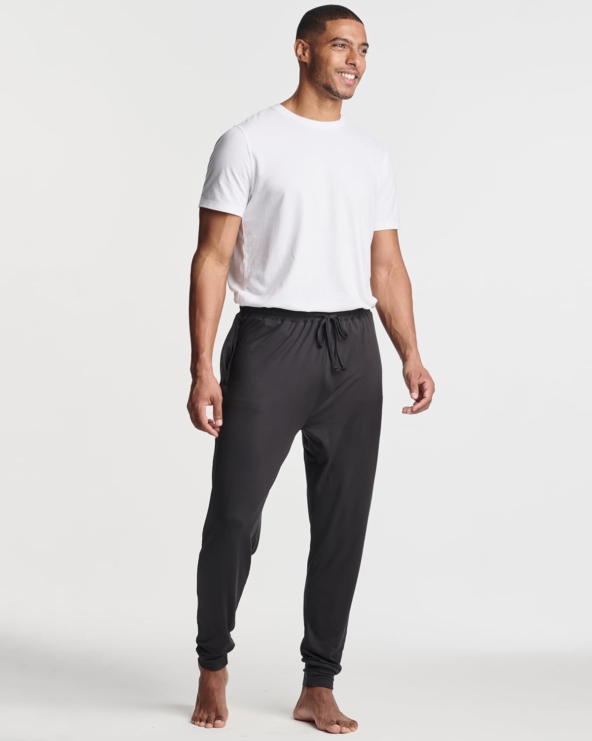 image:image3 Pack Mens Pajama Pants Joggers Lounge Sweatpants Sleep Bottoms Cuffed PJSet 7