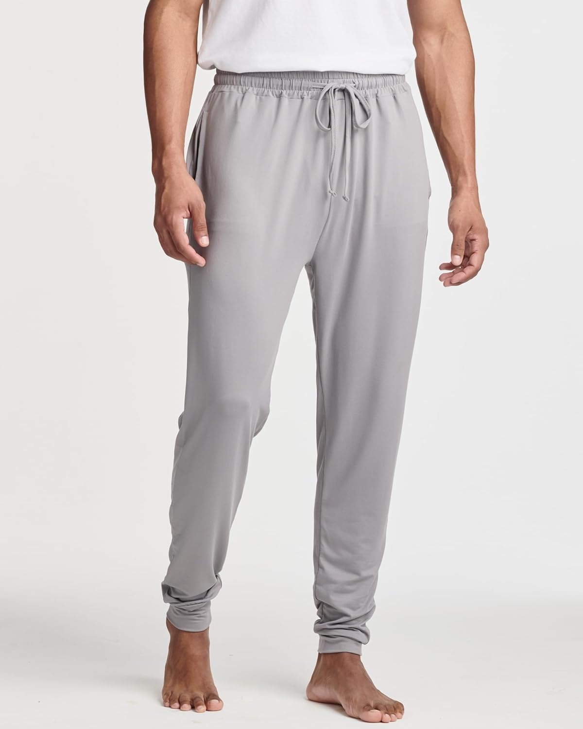 image:image3 Pack Mens Pajama Pants Joggers Lounge Sweatpants Sleep Bottoms Cuffed PJSet 8