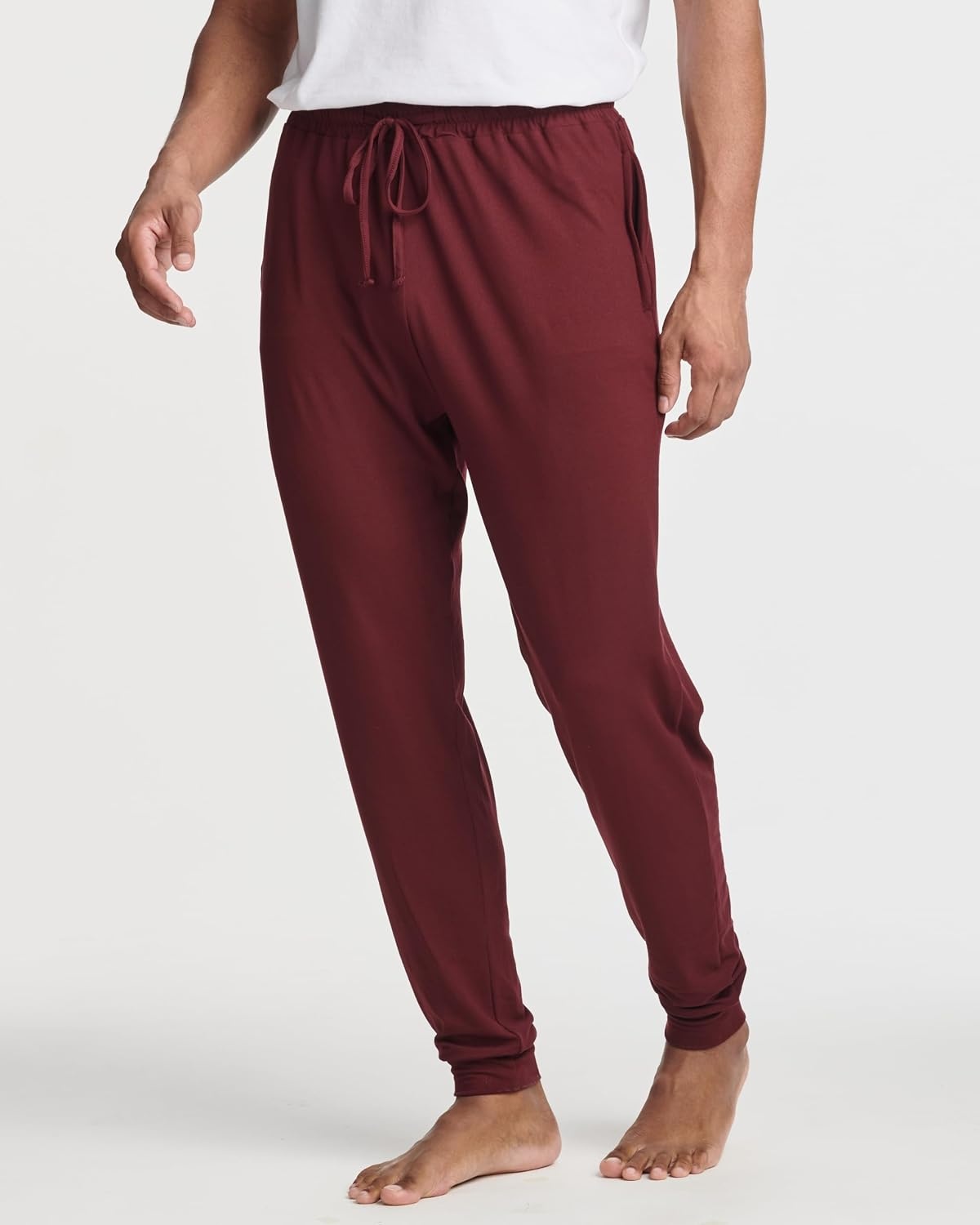 image:image3 Pack Mens Pajama Pants Joggers Lounge Sweatpants Sleep Bottoms Cuffed PJSet 9