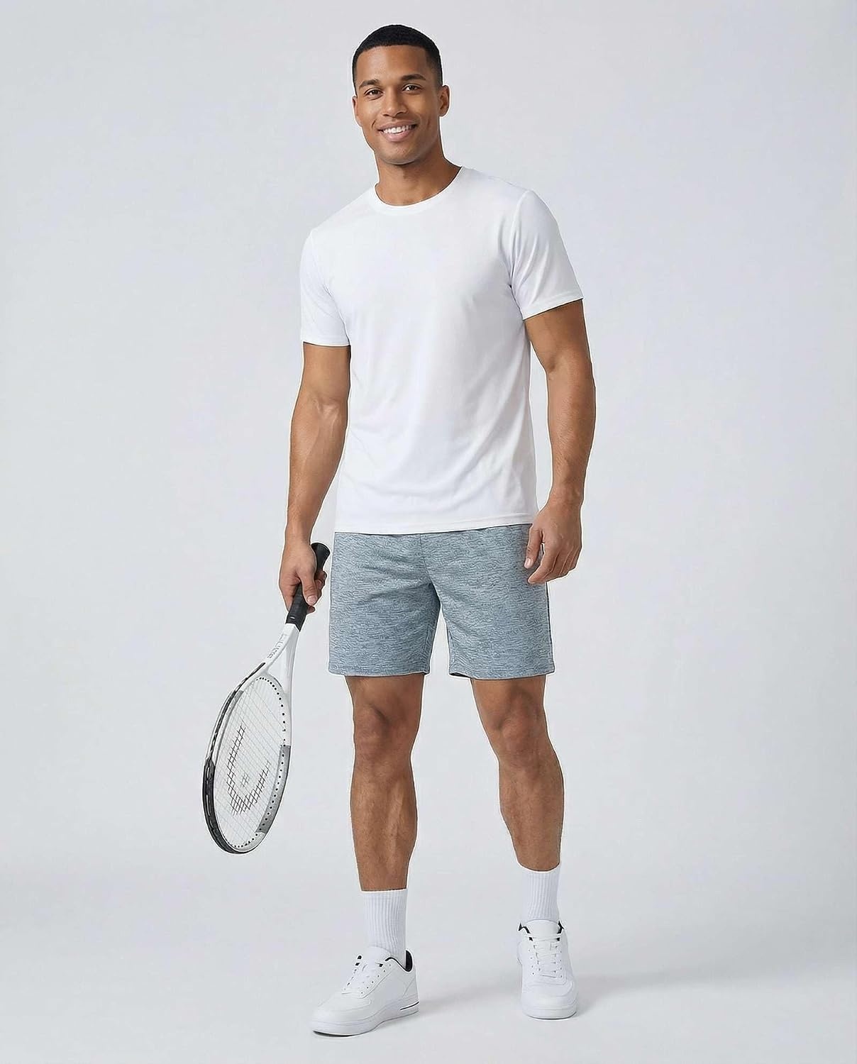 image:image5 Pack Mens 7 Dry Fit Shorts Athletic Basketball Running Gym WorkoutSet 4