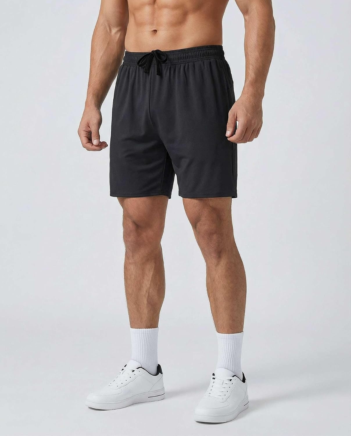image:image5 Pack Mens 7 Dry Fit Shorts Athletic Basketball Running Gym WorkoutSet 4