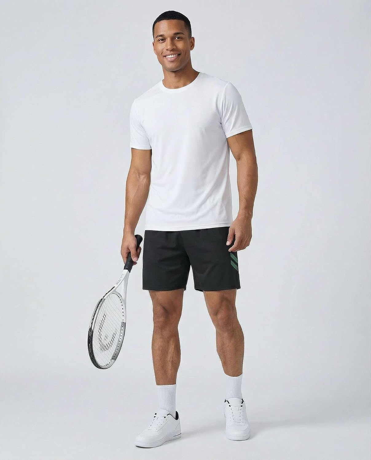 image:image5 Pack Mens 7 Dry Fit Shorts Athletic Basketball Running Gym WorkoutSet 6