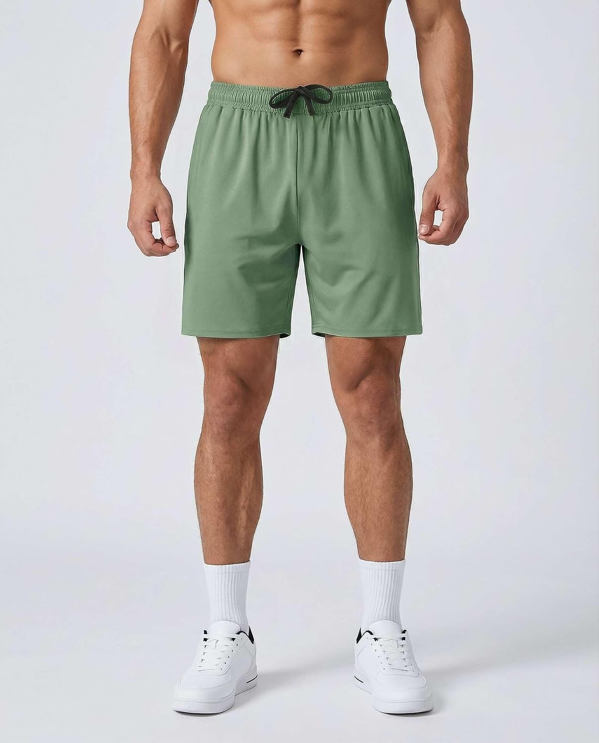 image:image5 Pack Mens 7 Dry Fit Shorts Athletic Basketball Running Gym WorkoutSet 7
