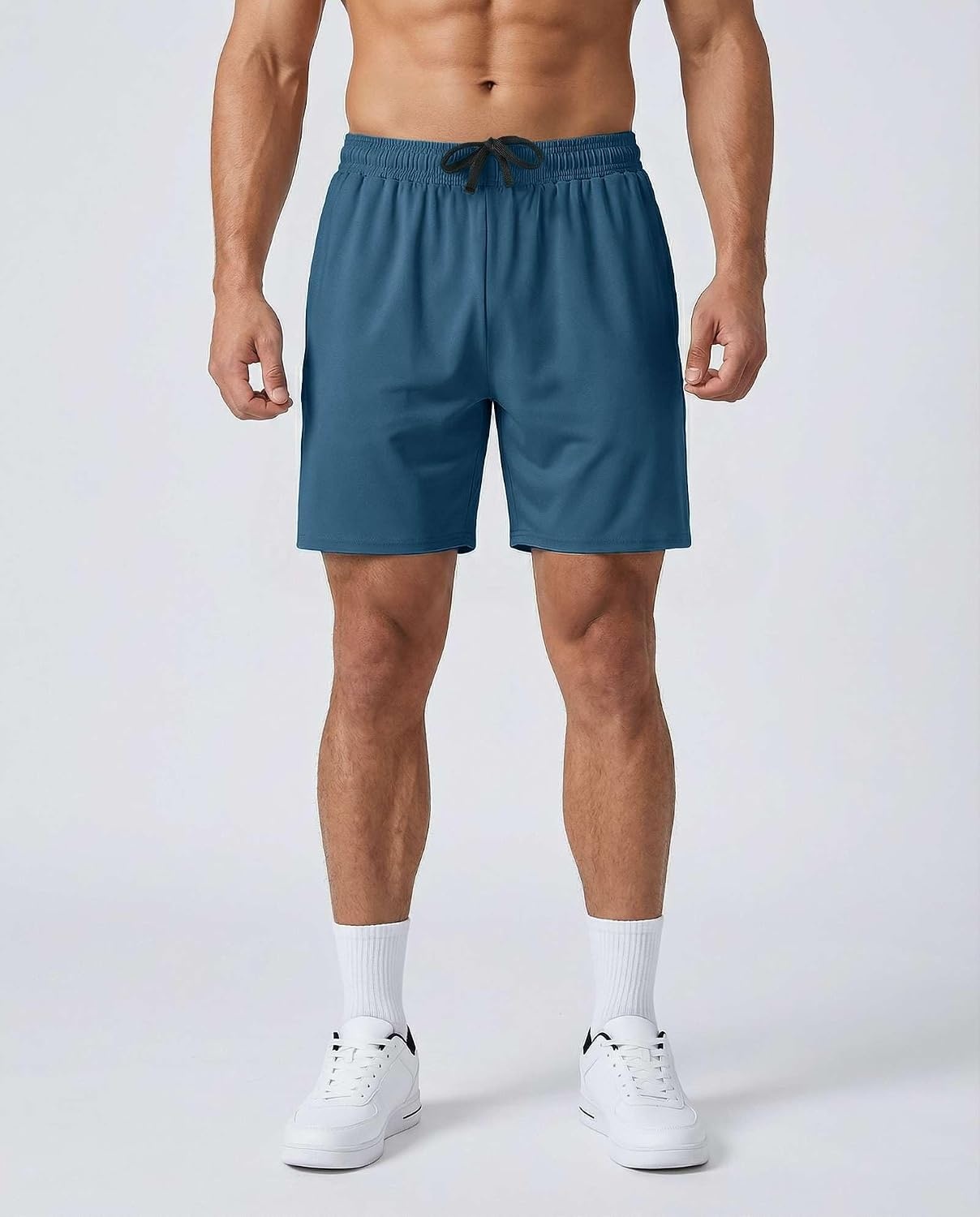 image:image5 Pack Mens 7 Dry Fit Shorts Athletic Basketball Running Gym WorkoutSet 8