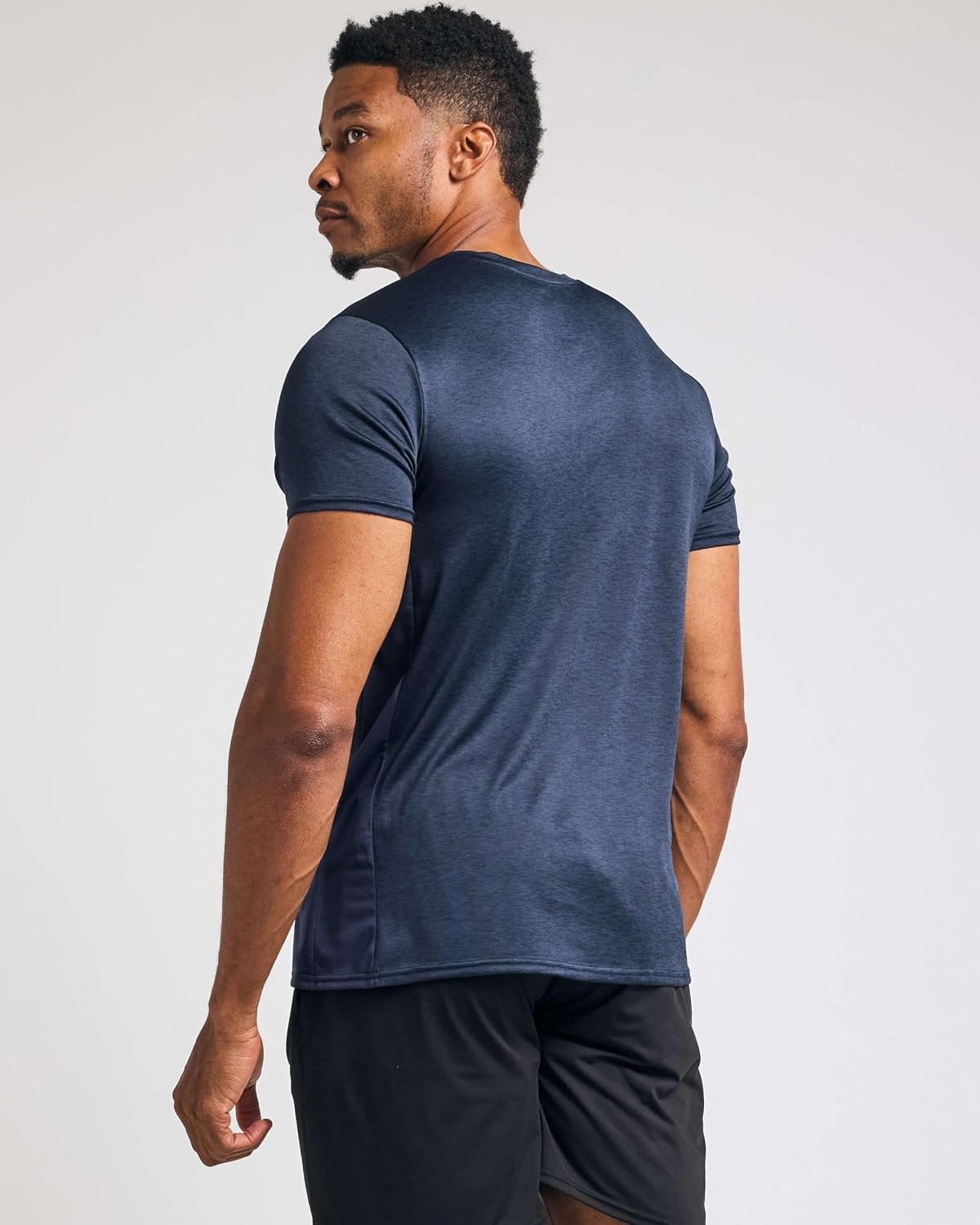 image:image5 Pack Mens Dry Fit V Neck Workout T Shirts Athletic Gym Fitness TeesSet 11