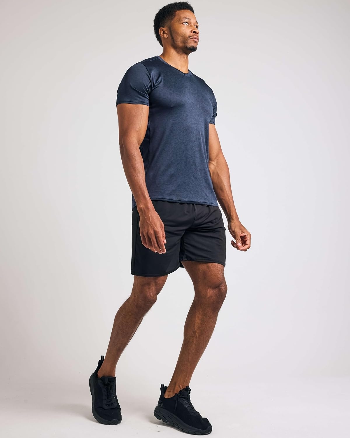 image:image5 Pack Mens Dry Fit V Neck Workout T Shirts Athletic Gym Fitness TeesSet 11