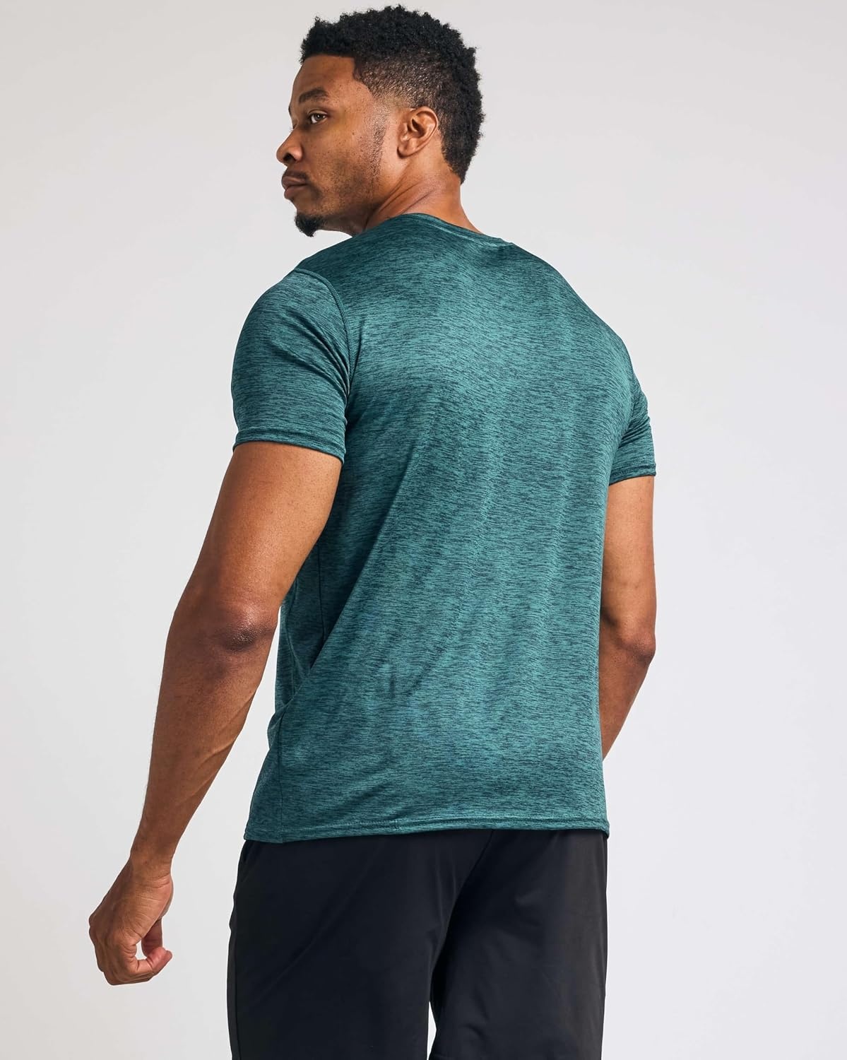 image:image5 Pack Mens Dry Fit V Neck Workout T Shirts Athletic Gym Fitness TeesSet 15