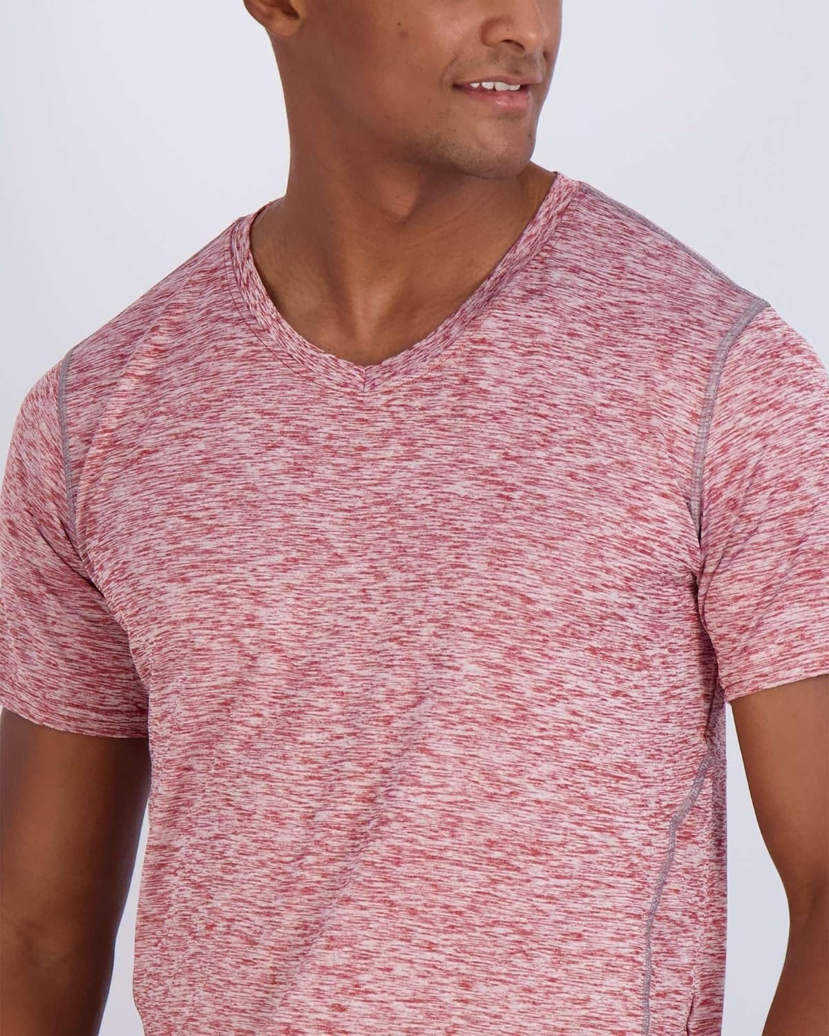 image:image5 Pack Mens Dry Fit V Neck Workout T Shirts Athletic Gym Fitness TeesSet 15