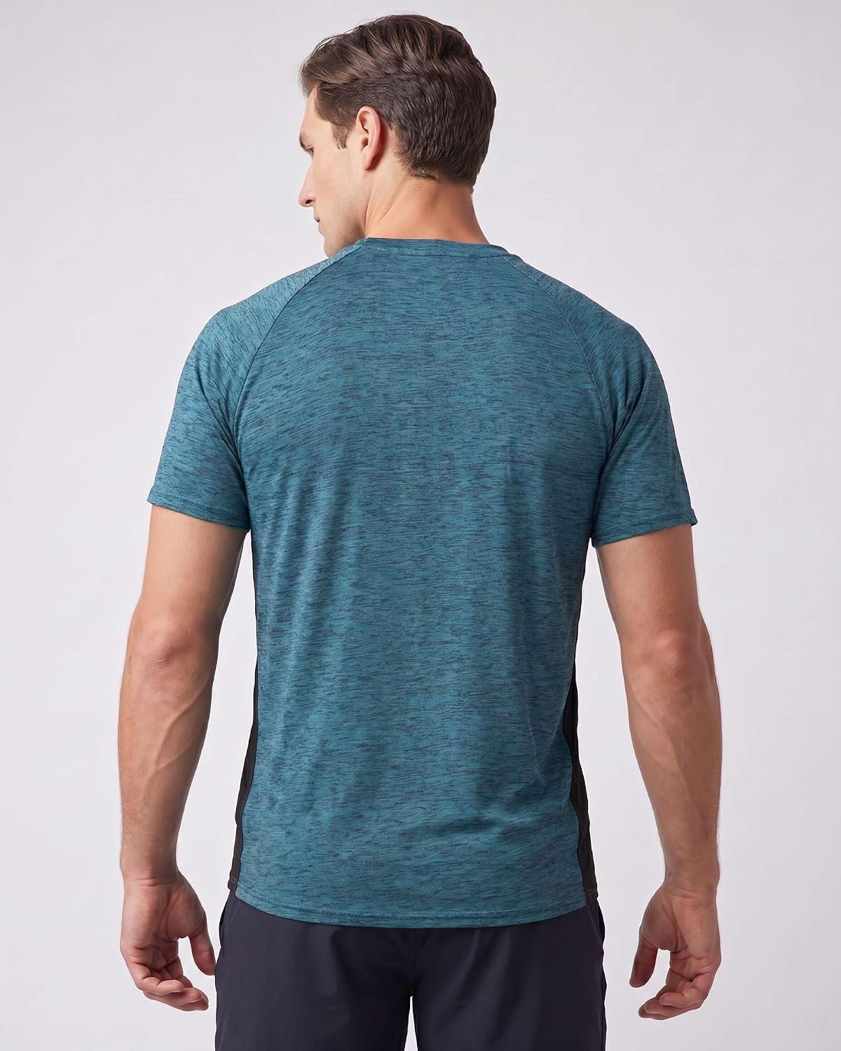 image:image5 Pack Mens Dry Fit V Neck Workout T Shirts Athletic Gym Fitness TeesSet 5