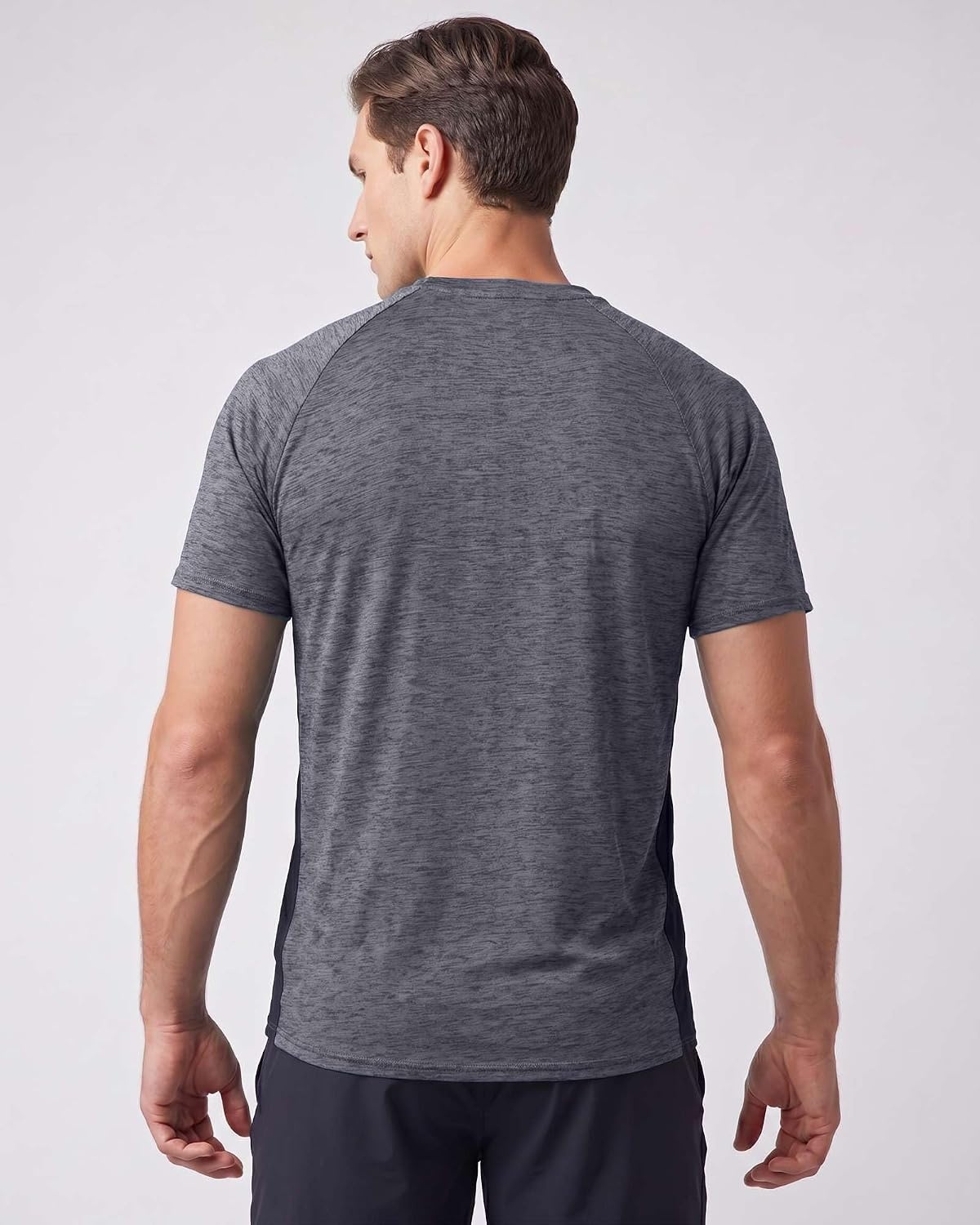 image:image5 Pack Mens Dry Fit V Neck Workout T Shirts Athletic Gym Fitness TeesSet 7