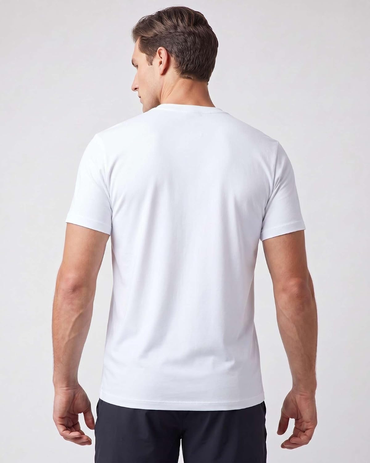 image:image5 Pack Mens Dry Fit V Neck Workout T Shirts Athletic Gym Fitness TeesSet 8