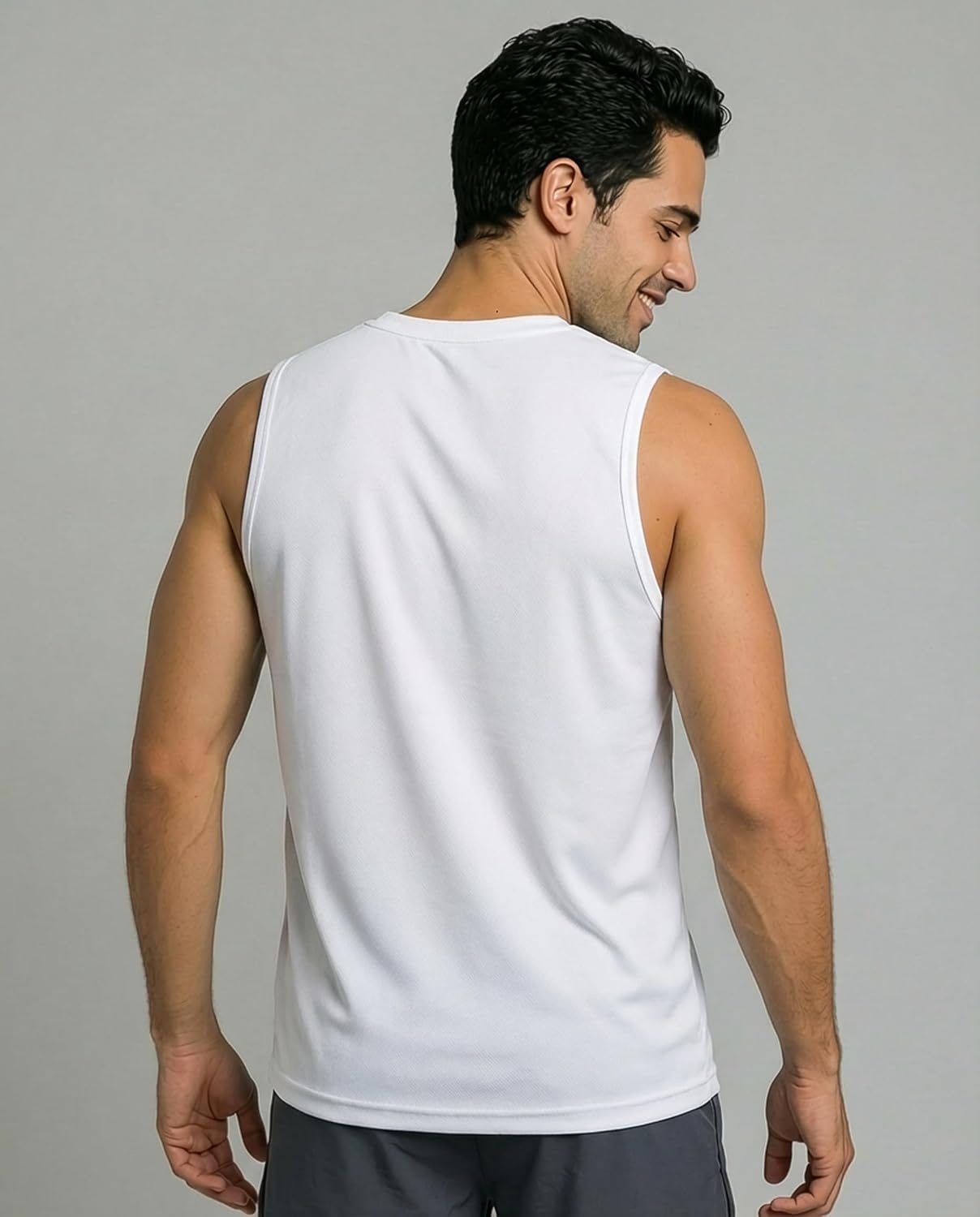 image:image5 Pack Mens Mesh Muscle Tank Tops Sleeveless Athletic Gym Workout ShirtsSet 2