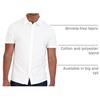 3 Pack Mens Button Down Shirts Short Sleeve Jersey Casual Dress Collared(Set 2)