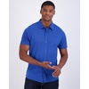 3 Pack Mens Button Down Shirts Short Sleeve Jersey Casual Dress Collared(Set 5)