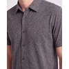 3 Pack Men’s Cotton Short Sleeve Button Down Casual Work Shirt Button Up(Charcoal Heather)