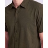 3 Pack Men’s Cotton Short Sleeve Button Down Casual Work Shirt Button Up(Solid Black  Solid Olive Night  Solid Ballad Blue)