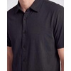 3 Pack Men’s Cotton Short Sleeve Button Down Casual Work Shirt Button Up(Solid Black)