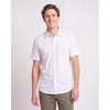 3 Pack Men’s Cotton Short Sleeve Button Down Casual Work Shirt Button Up(Solid Vintage Indigo  Solid Desert Sage  Solid Bright White)