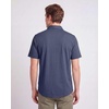 3 Pack Men’s Cotton Short Sleeve Button Down Casual Work Shirt Button Up(Solid Vintage Indigo)