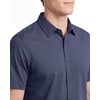 3 Pack Men’s Cotton Short Sleeve Button Down Casual Work Shirt Button Up(Solid Vintage Indigo)