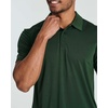 3 Pack Mens Dry Fit Polo Shirts Short Sleeve Collared Golf Work Athletic(Set 1)