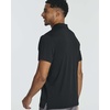 3 Pack Mens Dry Fit Polo Shirts Short Sleeve Collared Golf Work Athletic(Set 4)