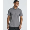 3 Pack Mens Dry Fit Polo Shirts Short Sleeve Collared Golf Work Athletic(Set 6)