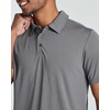 3 Pack Mens Dry Fit Polo Shirts Short Sleeve Collared Golf Work Athletic(Set 6)