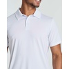 3 Pack Mens Dry Fit Polo Shirts Short Sleeve Collared Golf Work Athletic(Set 7)