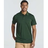 3 Pack Mens Dry Fit Polo Shirts Short Sleeve Pocket Golf Work Tactical(Set 1)