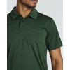 3 Pack Mens Dry Fit Polo Shirts Short Sleeve Pocket Golf Work Tactical(Set 1)