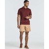 3 Pack Mens Dry Fit Polo Shirts Short Sleeve Pocket Golf Work Tactical(Set 2)