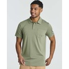 3 Pack Mens Dry Fit Polo Shirts Short Sleeve Pocket Golf Work Tactical(Set 5)