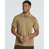 3 Pack Mens Dry Fit Polo Shirts Short Sleeve Pocket Golf Work Tactical(Set 6)