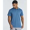 3 Pack Mens Dry Fit Polo Shirts Short Sleeve Pocket Golf Work Tactical(Set 7)