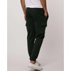 3 Pack Mens Fleece Cargo Joggers Sweatpants Cuffed Athletic Gym Pockets(Set 2)