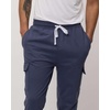 3 Pack Mens Fleece Cargo Joggers Sweatpants Cuffed Athletic Gym Pockets(Set 2)