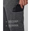 3 Pack Mens Fleece Cargo Joggers Sweatpants Cuffed Athletic Gym Pockets(Solid Black  Solid Hunter Green  Solid Quiet Shade)