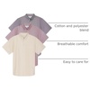 3 Pack Mens Oxford Button Down Shirts Short Sleeve Dress Casual Big Tall(Set 5)
