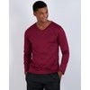4 Pack Men’s Dry Fit Long Sleeve V Neck T Shirts Athletic Workout Gym Tees(Set 1)