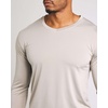 4 Pack Men’s Dry Fit Long Sleeve V Neck T Shirts Athletic Workout Gym Tees(Set 11)