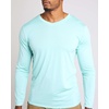 4 Pack Men’s Dry Fit Long Sleeve V Neck T Shirts Athletic Workout Gym Tees(Set 11)