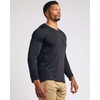 4 Pack Men’s Dry Fit Long Sleeve V Neck T Shirts Athletic Workout Gym Tees(Set 11)