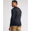 4 Pack Men’s Dry Fit Long Sleeve V Neck T Shirts Athletic Workout Gym Tees(Set 12)